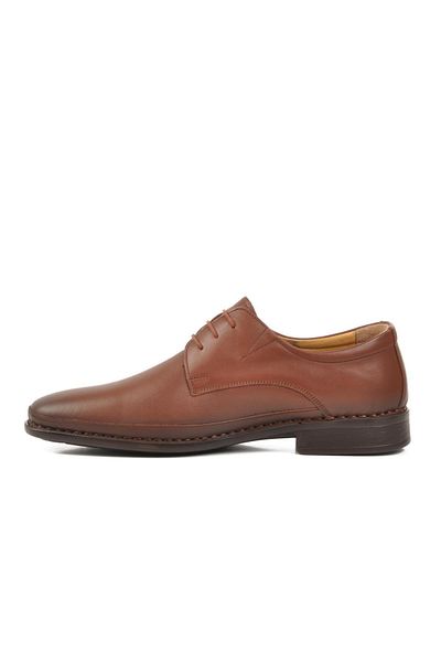 WALKWAY Ανδρικά παπούτσια casual 9Y051-162 M Hazelnut από γνήσιο δέρμα