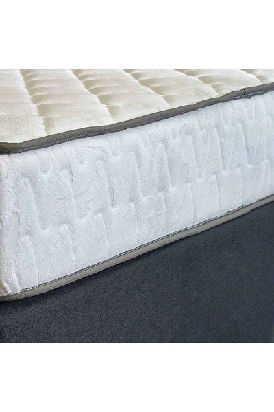 Danube Home مرتبة ناتورا المصنوعة من إسفنج اللاتكس الملتصق، مقاس ١٢٠ × ٢٠٠ × ٢٢ سم | مرتبة سرير مفرد | ملمس متوسط الصلابة