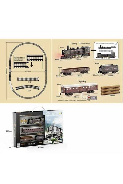 Gepettoys 621B Retro Wagons Lighted Luxury Train