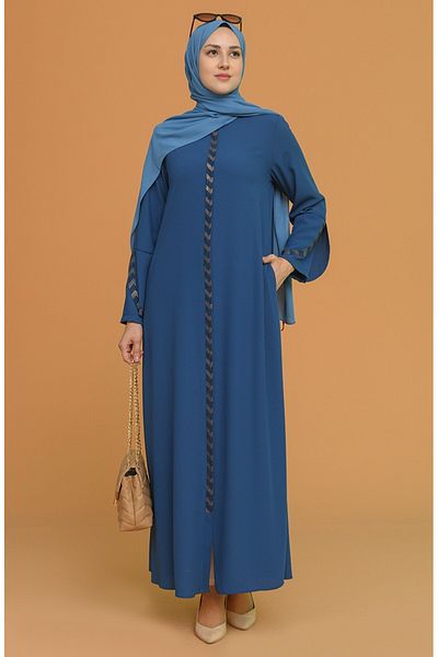 ISTANBUL STYLES Strass Stone Hijab Ferace Dress