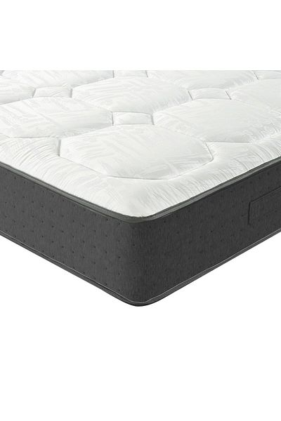 Danube Home Layla Memory Charcoal foam Pocket Spring Mattress 200X200X32 cm|Super King Bed Mattress|Medium Feel