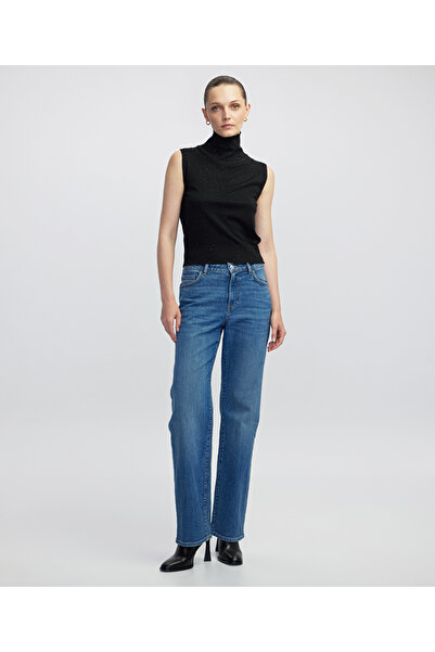 İpekyol Turtleneck Hotfix Printed Knitwear