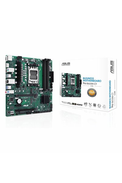 ASUS Pro B650M-CT-CSM DDR5 (6400MHz)OC M.2 HDMI/DP/USB-C PCIe 4.0 AM5 mATX An...
