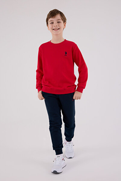 U.S. Polo Assn. U.S. Polo Assn Erkek Çocuk Kırmızı Eşofman Takımı