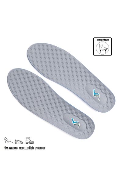 SANUS Memory Foam Orthopedic Cushioned Breathable Height Increasing Shoe Insoles M900 Insoles Micro