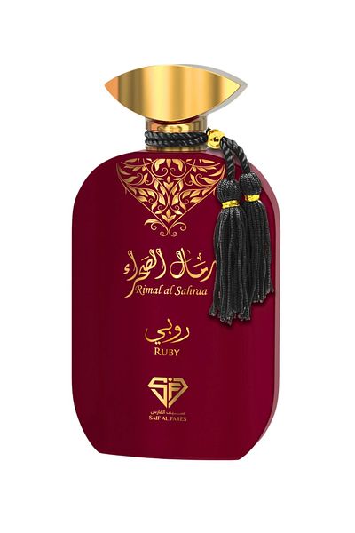 SAIF AL FARES Rimal Al Sahraa Ruby Perfume for Men & Women (Saffron, Amber) 100ML