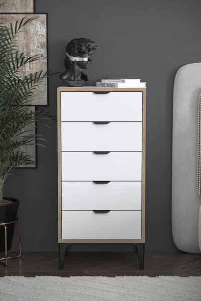 SARMOBİ Arden 5 Çekmeceli Şifonyer , Çamaşırlık