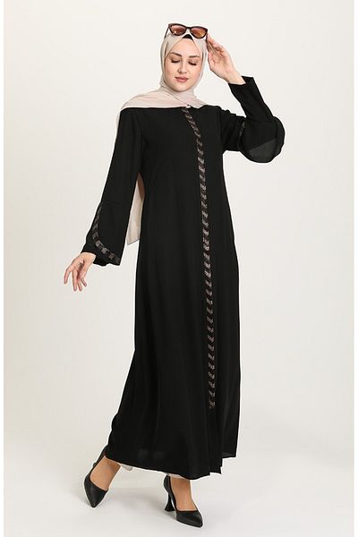 ISTANBUL STYLES Strass Stone Hijab Ferace Dress