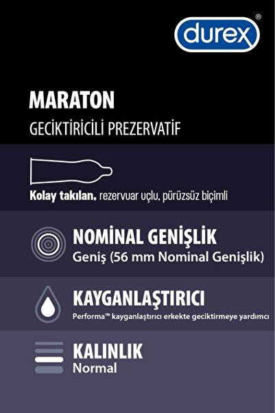 Durex Maraton Geciktiricili 20'li + Yok Ötesi Ultra Kaygan 20'li Prezervatif Avantaj Paketi