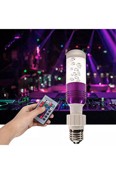 PROCART Bec decorativ din cristal, LED RGB 3W, telecomandă, soclu GU10/E27