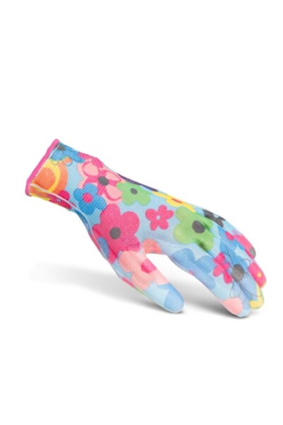 CLICK Mănuși de grădinărit cu modele, mărimea M, Click, multicolore