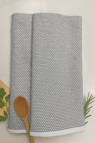 Sera Royal Mutfak Havlusu 2'li Set – 50x70 cm %100 Pamuk Waffle Dokuma
