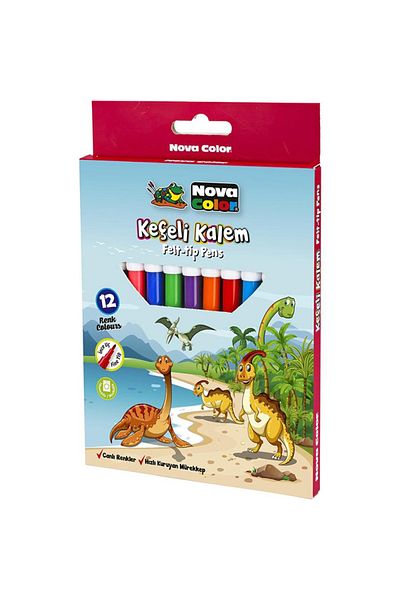Nova Color Felt-Tip Pen Felt-Tip Pens - 12 Li