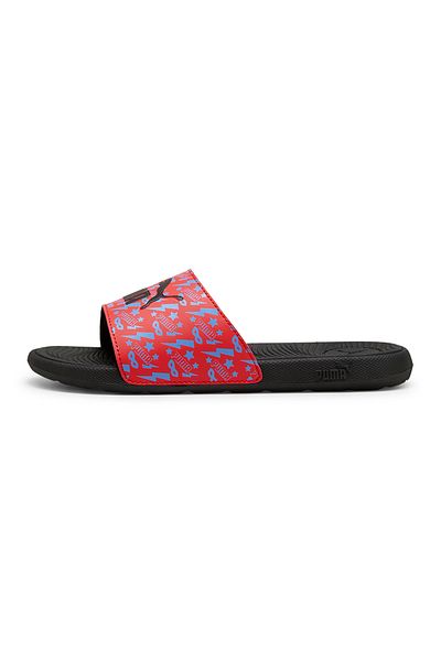Puma Cool Cat 2.0 Masked Hero Jr BX Slides - Black & Red