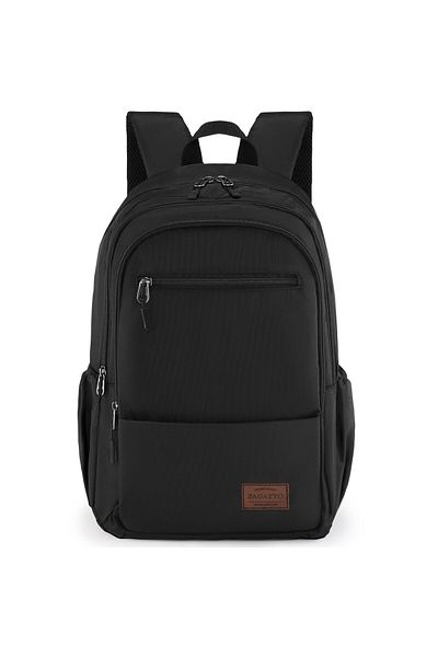 zagatto Ghiozdan școlar negru pentru băieți și fete, impermeabil, 13L, casual sau sport – ZG945
