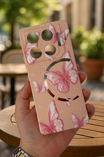 Vip Case حافظة لهاتف انفينيكس GT 20 Pro-PINK PATTERN من السيليكون الممتص للصدمات حافظة مطاطية كلاسيكية محمية277