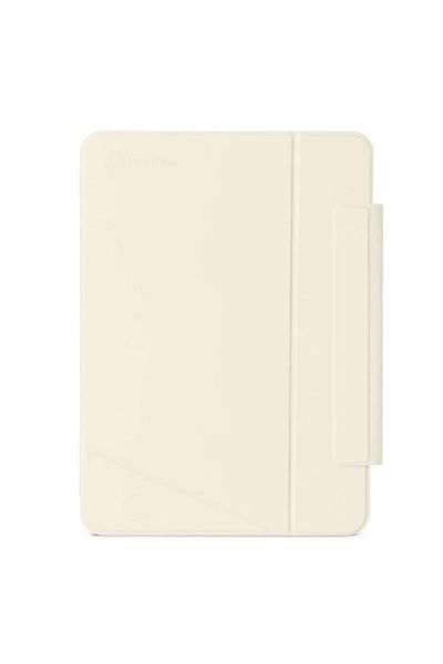 WOW Husa compatibila cu iPad Pro 11 2024, G50, Piele ecologica, IvoryClear White