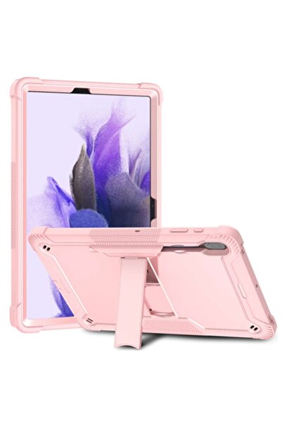 CLICK Husă pentru tabletă compatibilă cu Samsung Galaxy Tab S7 FE + protecție ecran, S2, Premium Lexgard, roz