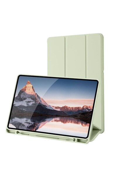 CLICK Husa compatibila cu Samsung Galaxy Tab S6 Lite 2020/2022/2024, S40, TPU, Matcha Intense Green