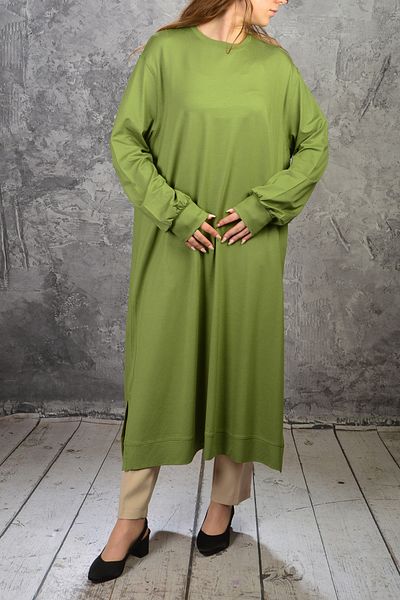 İDOL MODA Comfortable Comfortable Oversize Viscos Long Tunic
