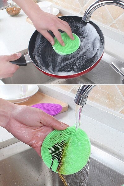 Buffer ® 2-Piece Dirt-Proof Serrated Surface Dishwashing Pad