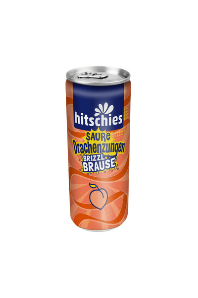 Hitschler Hitschies Saure Drachenzungen Brizzl Brause Pfirsich 250ml
