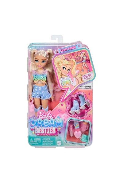 divendi-ro Păpușa Barbie Barbie Dream Besties Roller Skate Malibu, accesorii incluse, 22x6x32cm, multicoloră