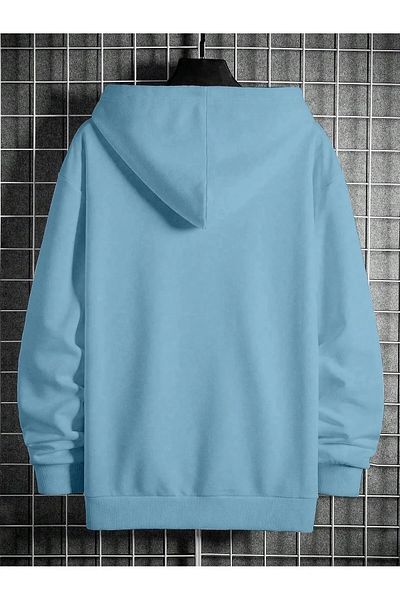 DAXİS Sportwear Company Unisex Hooded Printed Oversized Sweatshirt