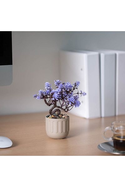 CLICK Decor Artificial Plants Bonsai, Flower Pot 12 x 17 cm, 4 Types