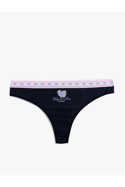 Koton Cotton Heart String Panties