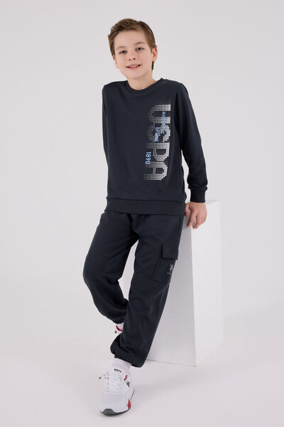 U.S. Polo Assn. U.S. Polo Assn Σετ Φόρμας Ανθρακί για Αγόρια