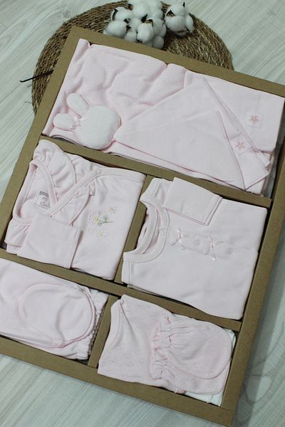 Caramell Barbosa Cute Embroidered 100% Cotton Newborn 10-Piece Hospital Release (56-62cm) New Season 2025