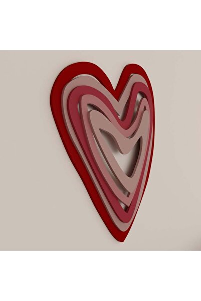 Marktna Wooden decorative sculpture with a love heart design