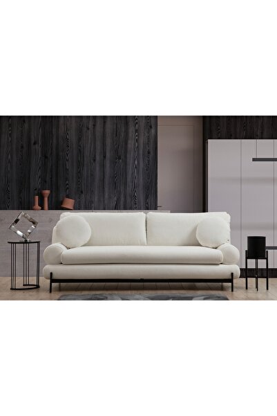 Vivense LİVORNO ÜÇLÜ KOLTUK, KREM