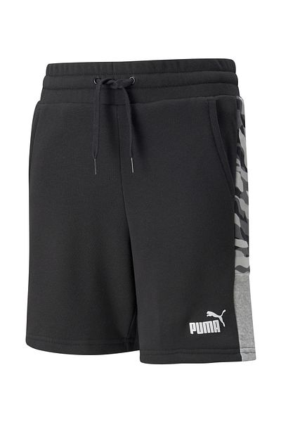 Puma شورت ESS + Camo - أسود