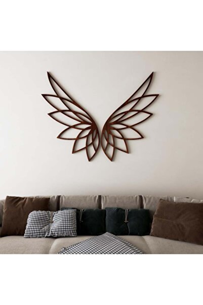 Marktna لوحة ديكور خشبية بتصميم اجنحة