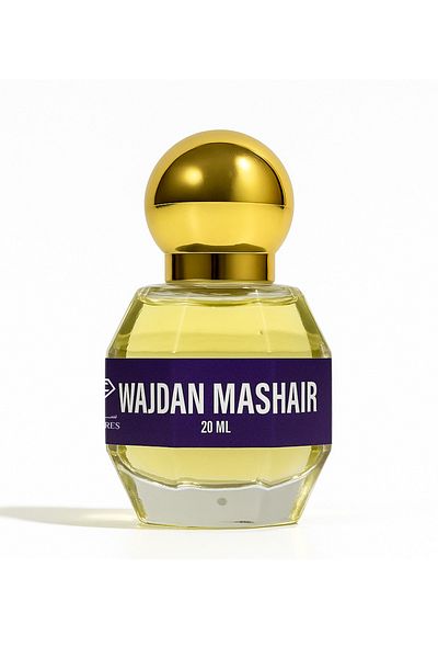 SAIF AL FARES Wajdan Mashair Attar Perfume Oil Roll On for Men & Women 20ml