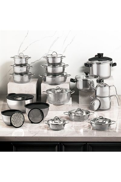 Aryıldız Solo 37 Piece Steel Dowry Set