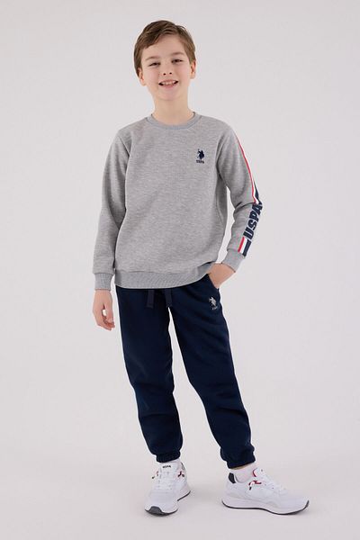 U.S. Polo Assn. U.S. Polo Assn Set de trening gri pentru băiat