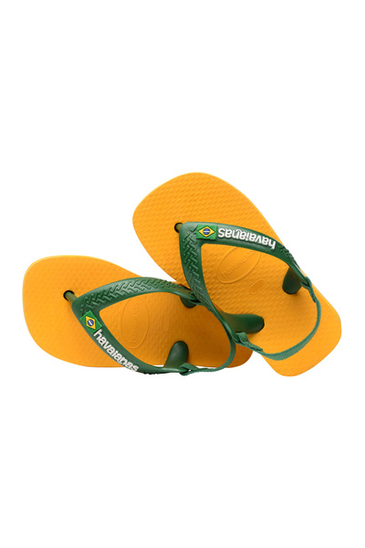 Havaianas Brazil Logo Flip Flops - Yellow