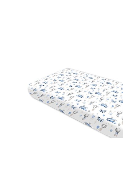 MimiNu Cearceaf cu elastic, MimiNu, Pentru pat 160X80 cm, Din bumbac certificat Oeko Tex Standard 100