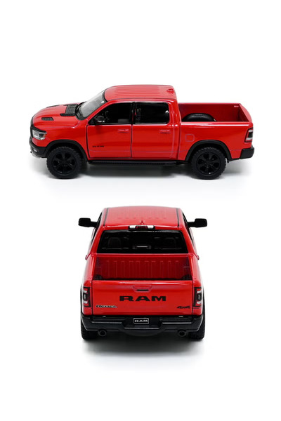 Kinsmart 2019 Ram 1500 Red 1:36 Officially Licensed Die-Cast Metal Model Car