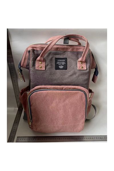 Flippy Rucsac multifuncțional, pliabil, impermeabil, roz/gri