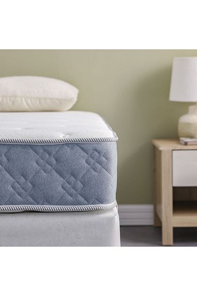 Danube Home Supreme Luxury Bonnel Reversible Side Encased Mattress 90x190x23cm|Single Bed Mattress|Firm Feel