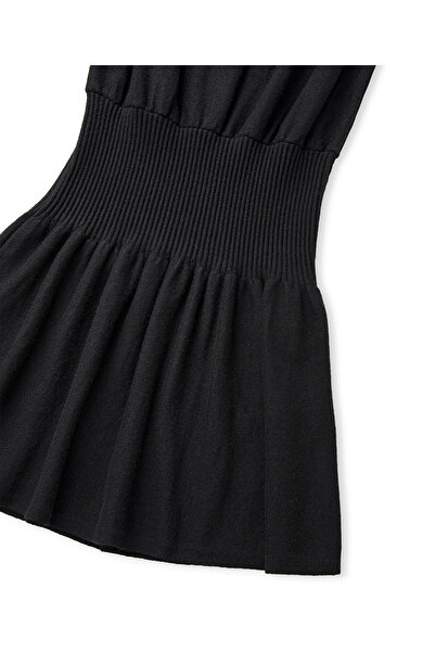 İpekyol Dik yaka triko elbise