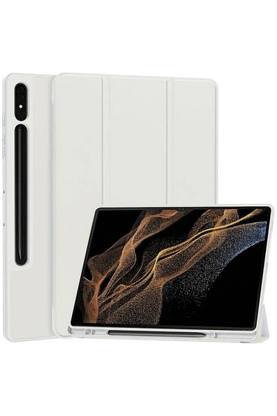 WOW Tablet Case Compatible with Samsung Galaxy Tab S8 Ultra, J11, TPU, Gray