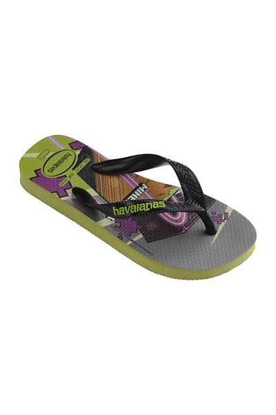 Havaianas Kids Minecraft Flip Flops - Olive