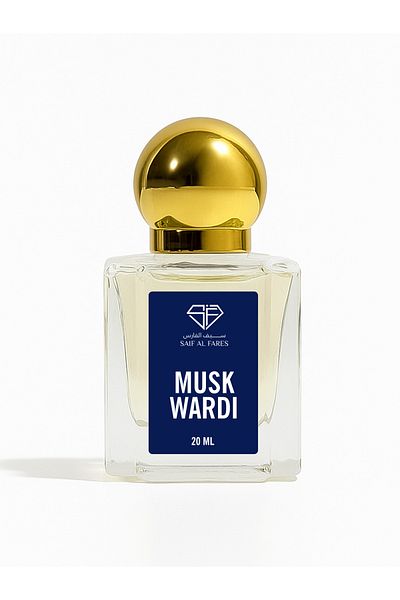 SAIF AL FARES Musk Wardi Attar Perfume Oil Roll On for Men & Women 20ml
