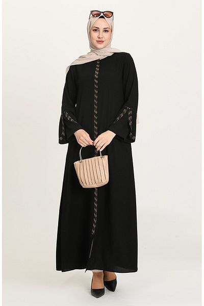 ISTANBUL STYLES Strass Stone Hijab Ferace Dress