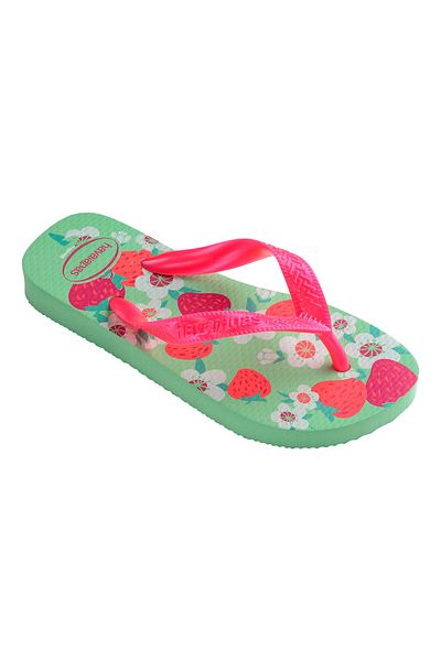 Havaianas Flores Flip Flops - Green